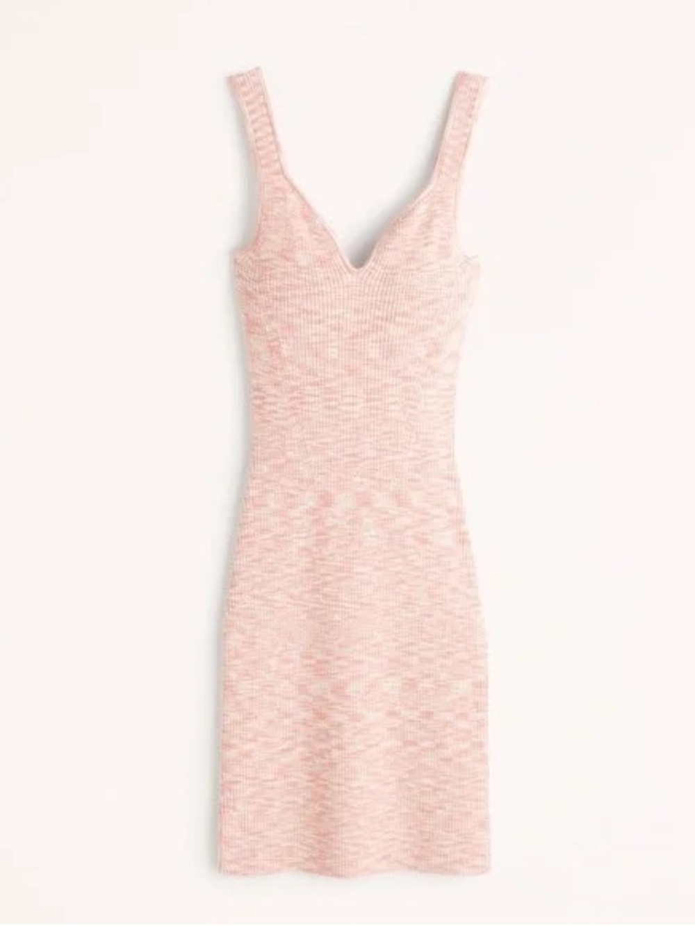 Abercrombie&Fitch Elevated Knit Notch-Neck Mini Dress